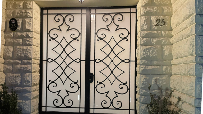 porte vitrée