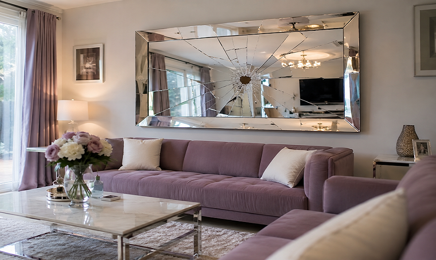 Comment remplacer un miroir brisé ?
